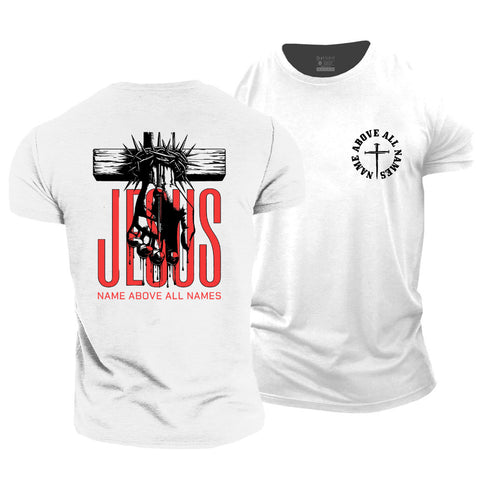Men's Name Above All Names Cotton T-Shirt